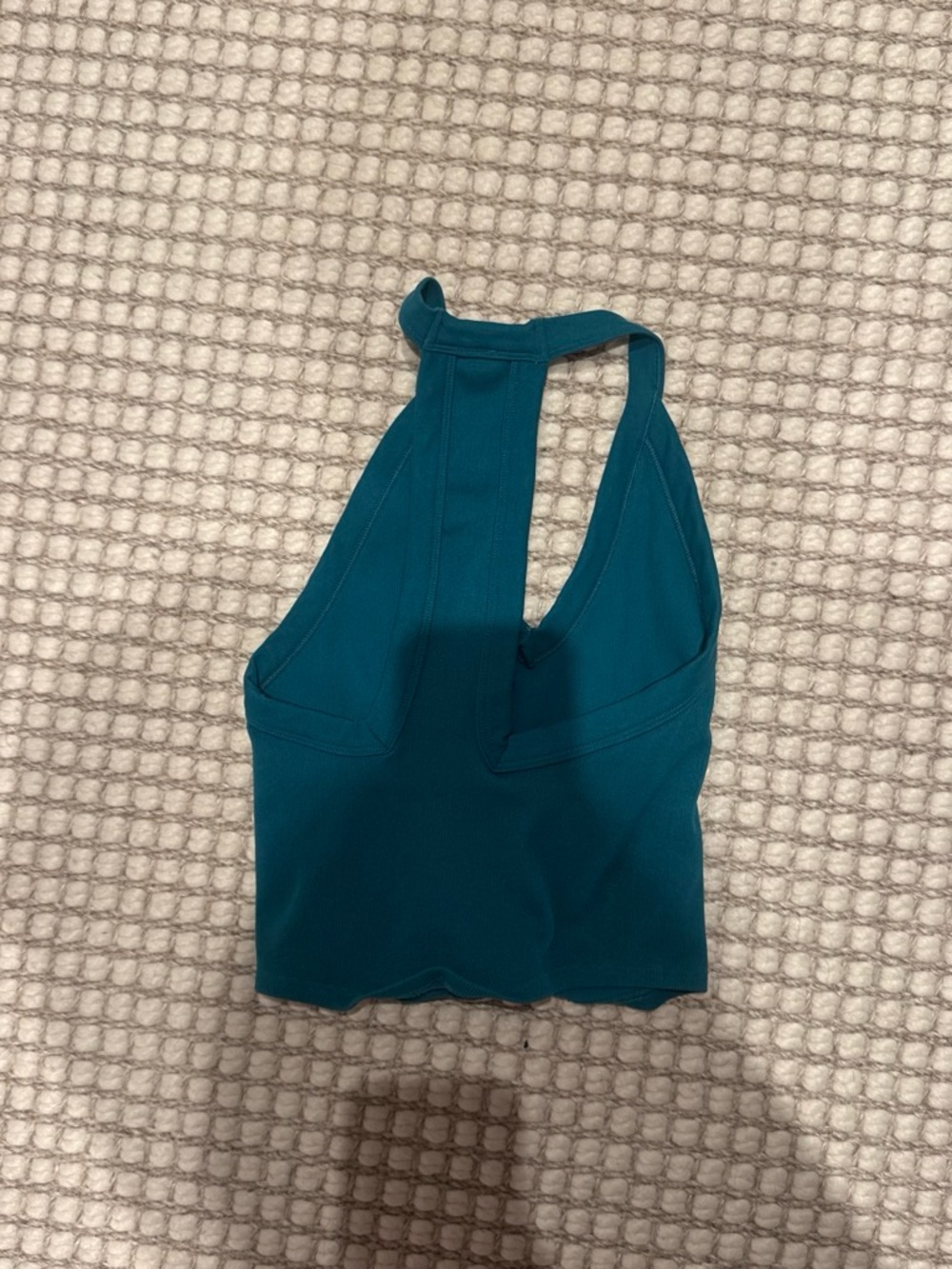 We The Free Teal Halter Crop Top